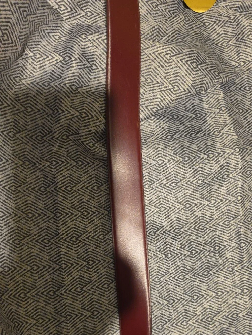 Burgandy Leather Belt with Gold Decorative Buckle - Cipriani